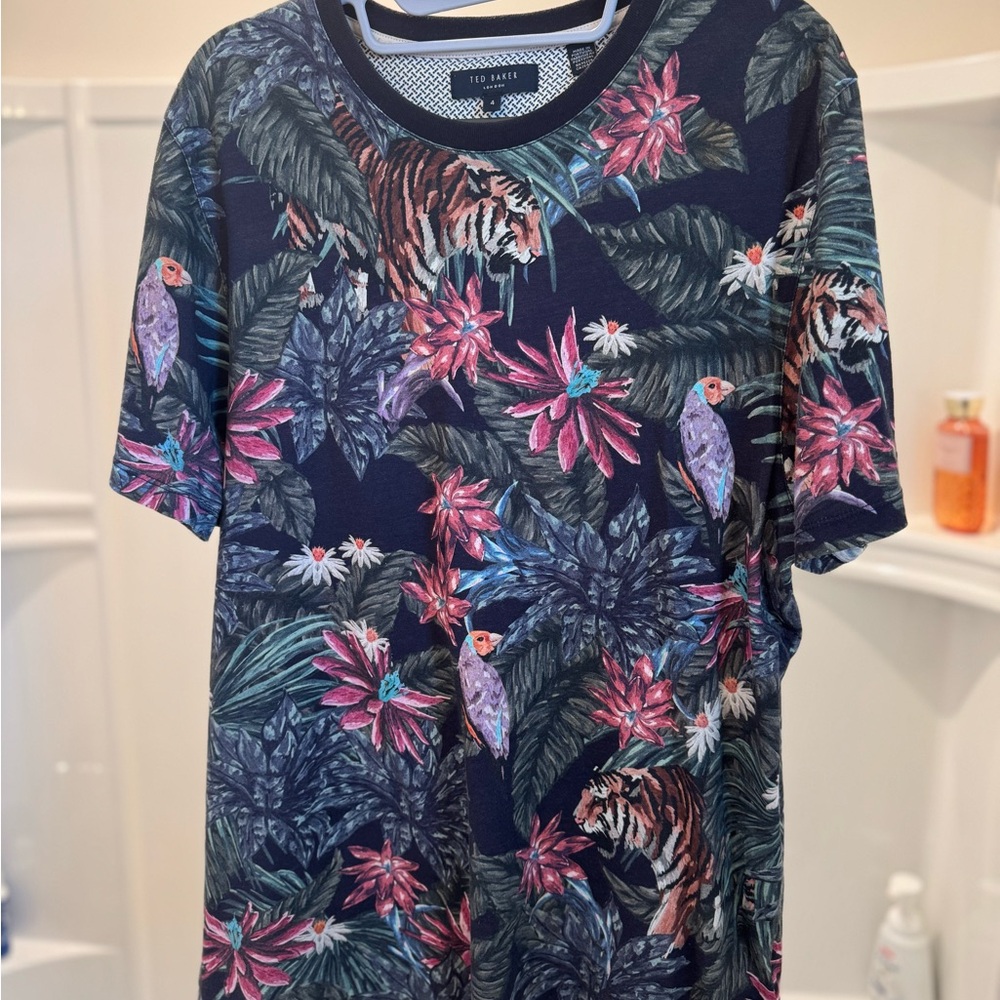 Ted Baker Tropical Print T-Shirt